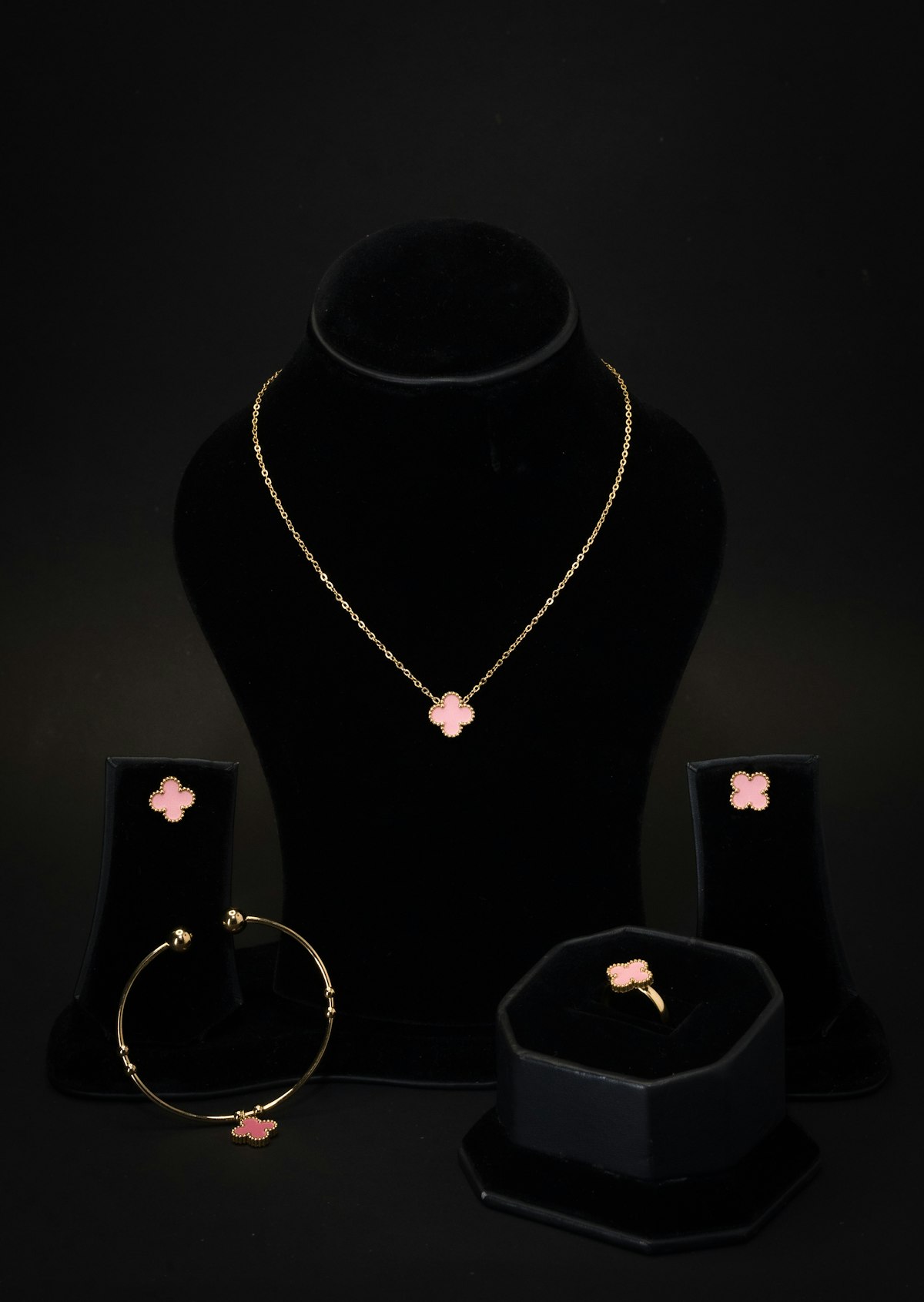 Ruby and Diamond Studs