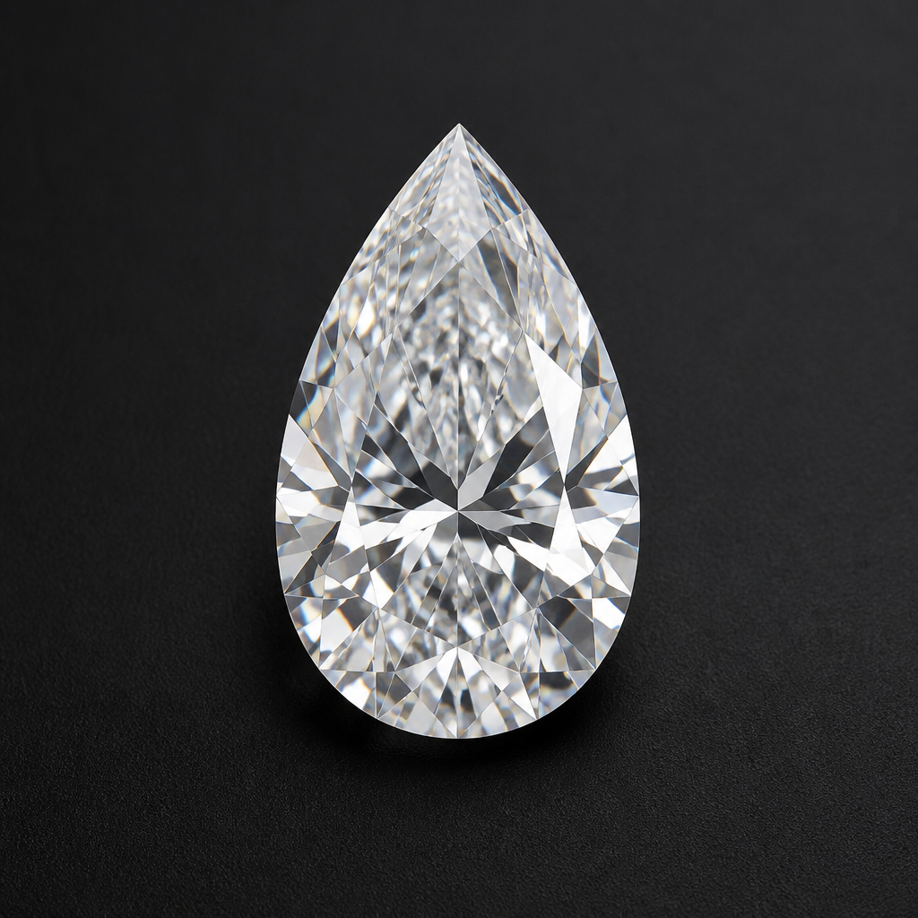 3.07 carat pear diamond