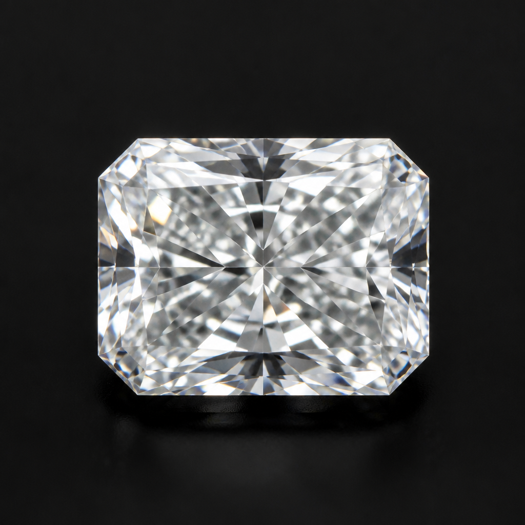2.51 carat radiant diamond with GIA report