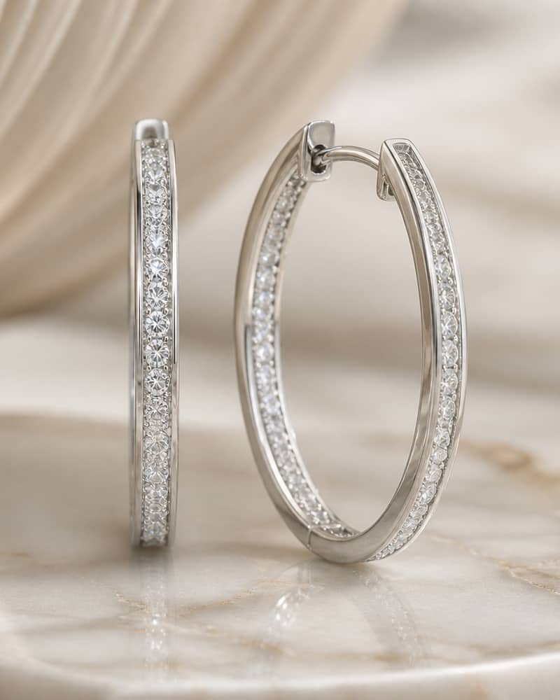 Hoop earrings